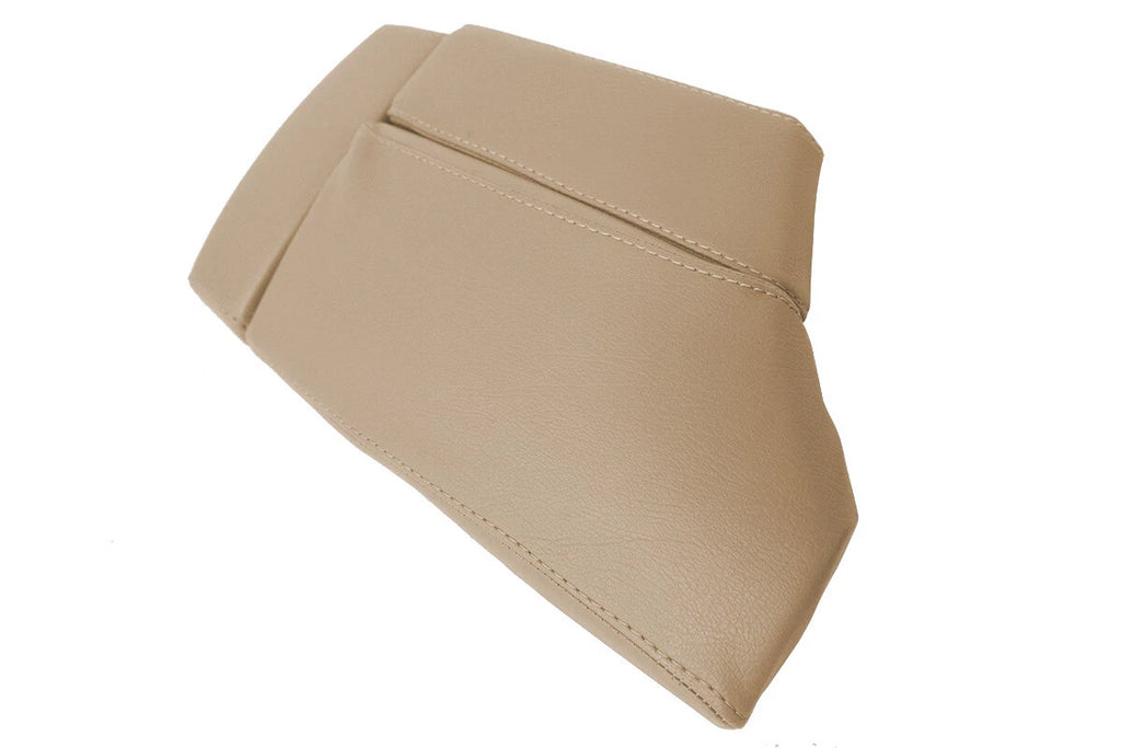 Leather Center Console Lid Armrest Cover for BMW E60 (2003–2010) Beige