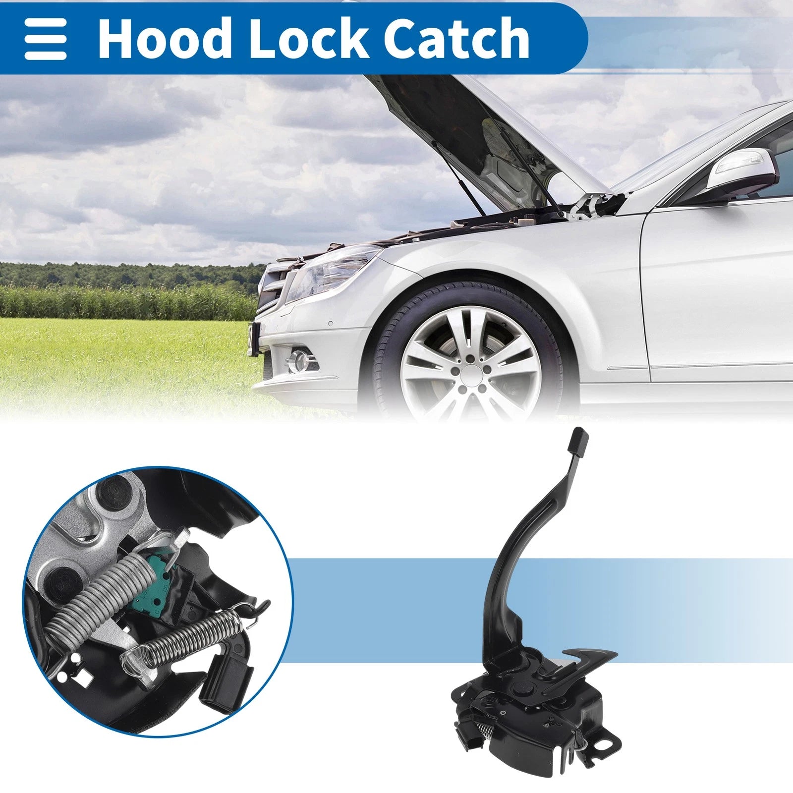 Hood Latch Assembly for Honda HR-V (2016–2022) No. 74120T8KG02