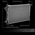 Aluminum Core Radiator for Kia Rondo 2.7L (2007–2012) DPI 2961