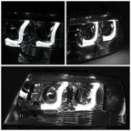 LED DRL Projector Headlight for Ford F150 Lincoln Mark LT (2004–2008)