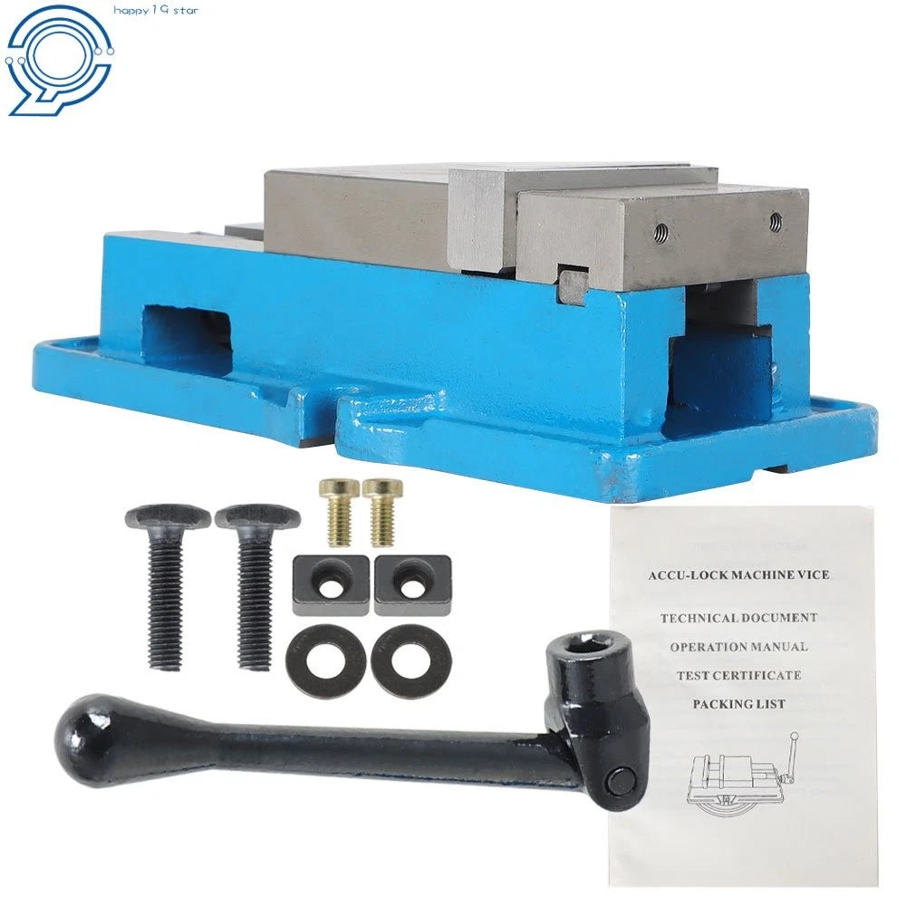 3" Bench Vise Lockdown Vise for CNC Milling Drilling Machine Clamp