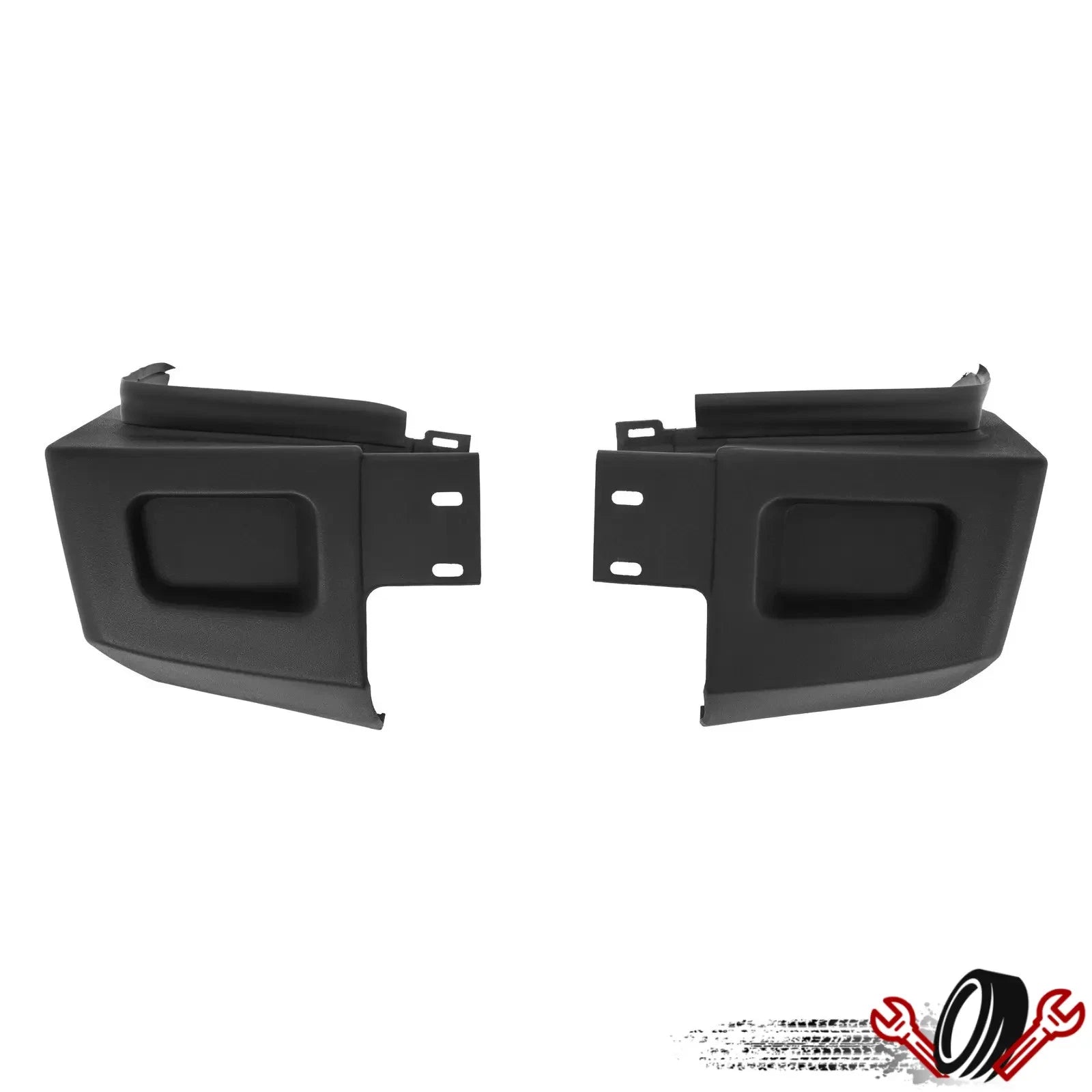 Set of 2 Rear Bumper End Caps for Hummer H2 (2003–2005)