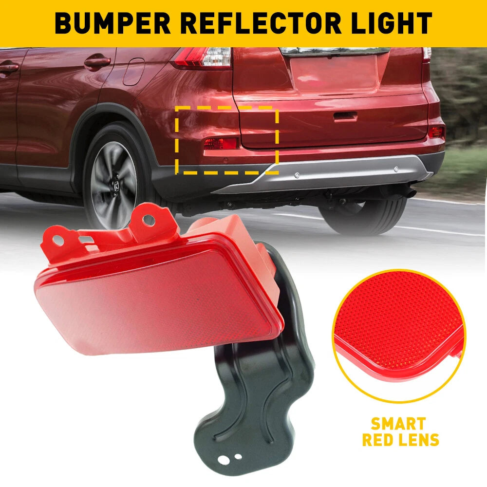Left Rear Bumper Reflector Lights for Honda CR-V (2015–2016)