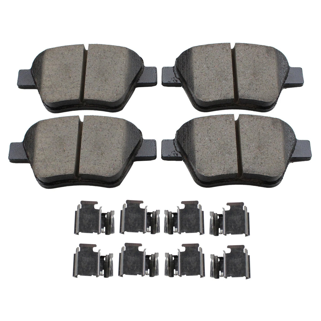 Akebono Euro Rear Ceramic Brake Pad for Audi A3 Quattro, VW Beetle, Eos, Golf, Jetta, Passat (2006–2020)