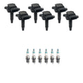 Set of 6 Ignition Coils & Spark Plugs for Audi A6 Quattro (1998–2005)
