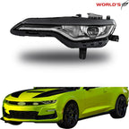 LED Headlight for Chevy Camaro SS RS (2019–2024) Black LH Driver Side