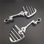 Chrome 1.5" Long Angle Adjustable Foot Peg for Triumph Rocket 3 (2004–2023)