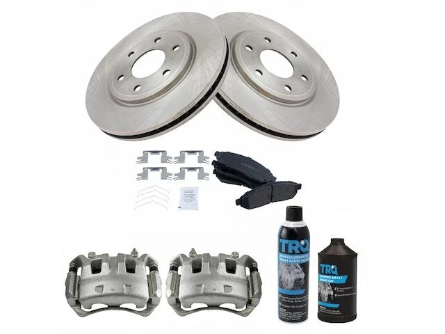 Front Brake Pad Rotor Caliper Set for Suzuki Equator (2009–2012) DN294PR