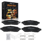 Front Ceramic Brake Pad Set for Nissan Frontier Pathfinder Xterra (2005–2022)