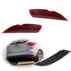 2X Red Reflector Panel for Ford Focus Hatchback (2015–2018)
