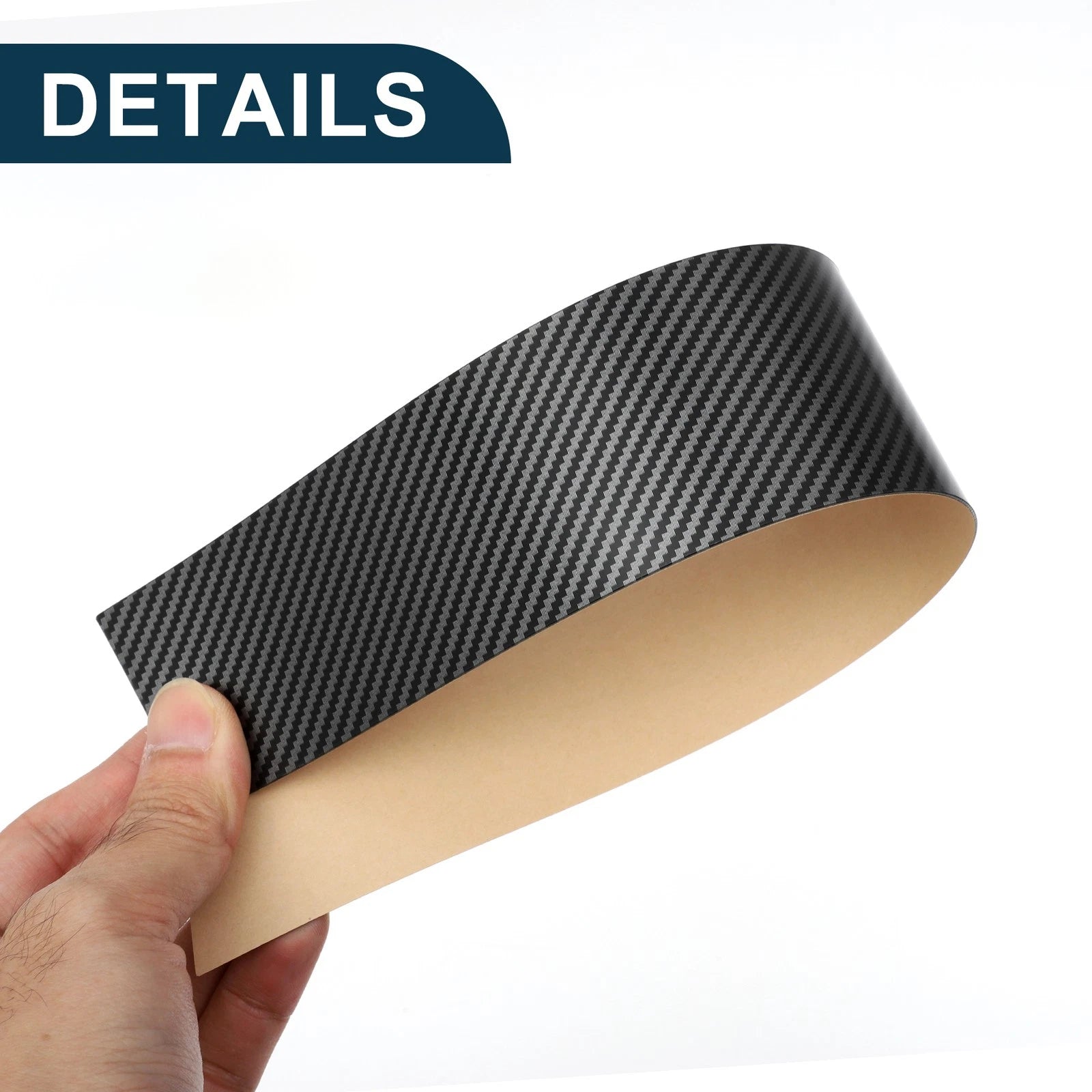 8 Pcs Door Pillar Window Trim for Honda Civic (2012–2015) Carbon Fiber Black