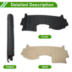 Dashboard Cover for Lexus RX300 (1999–2003) Dash Mat Carpet Black Red