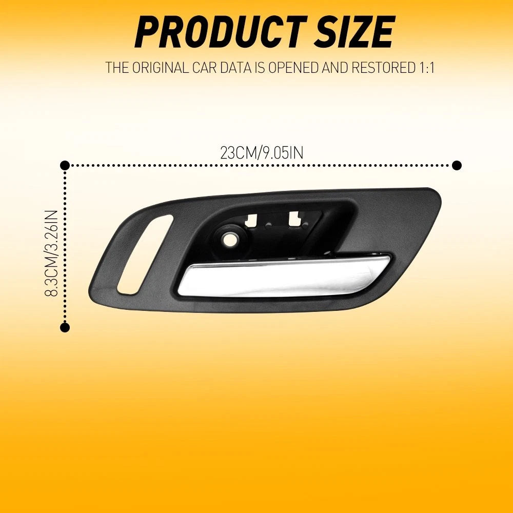Door Handle for Silverado 1500 (2007–2013) Black Housing Front LH RH Inner