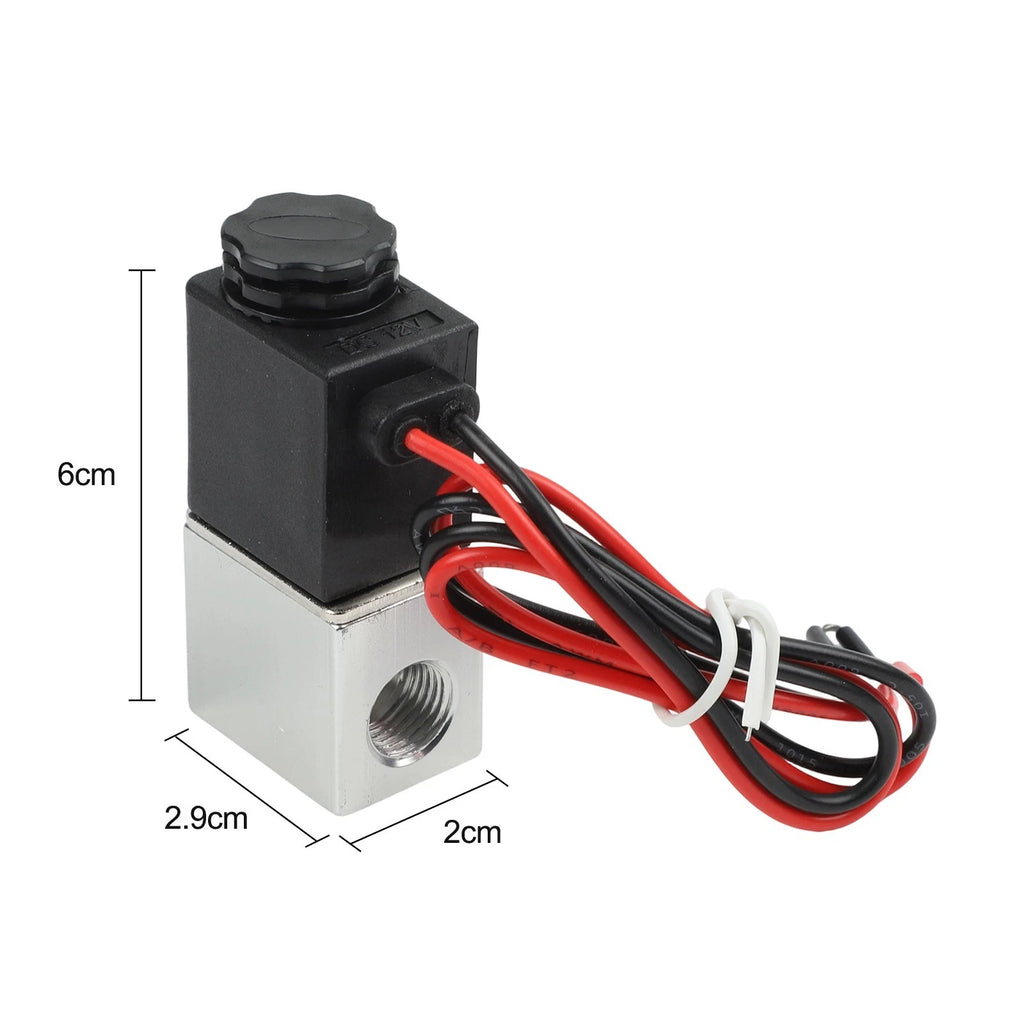 1/4 Inch Electric Air Water Solenoid Valve 12V DC Normally Closed