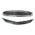 Front Upper & Lower Mesh Bumper Grille for Chevrolet Malibu (2016–2018)