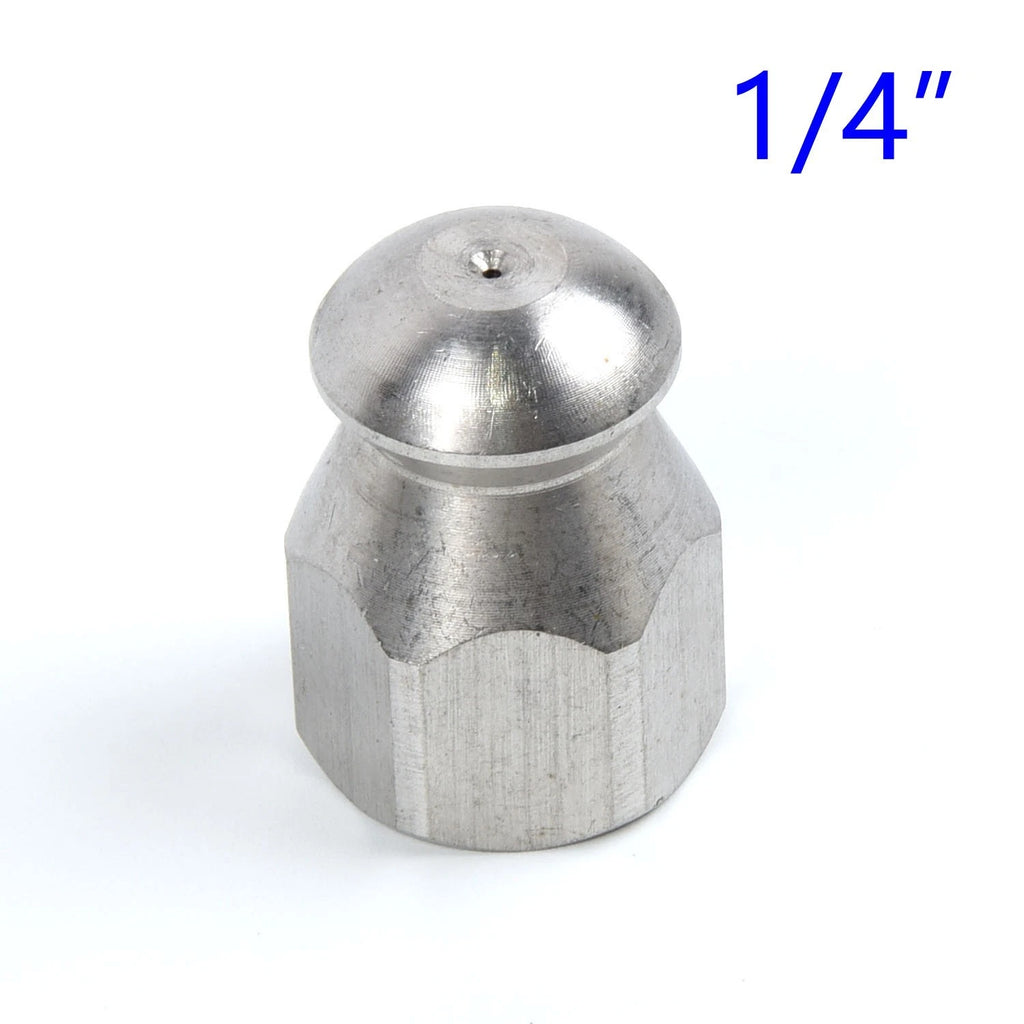 1/4" F Pressure Washer Drain Sewer Cleaning Jet Nozzle Tool
