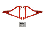 SuperATV High Clearance Upper A-Arms for Polaris RZR XP Turbo (2016–2021) - Red