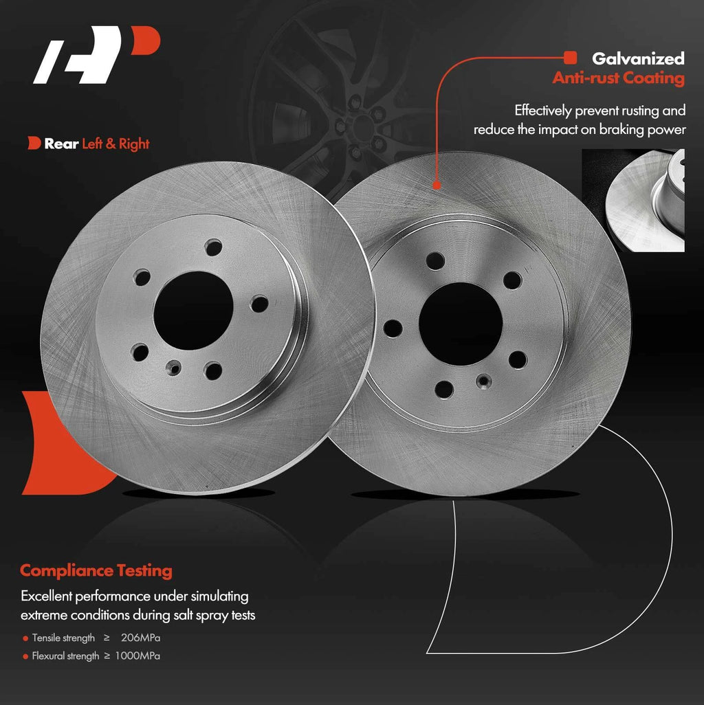 Rear Disc Brake Rotors for Buick Terraza, Chevy Uplander (2005)