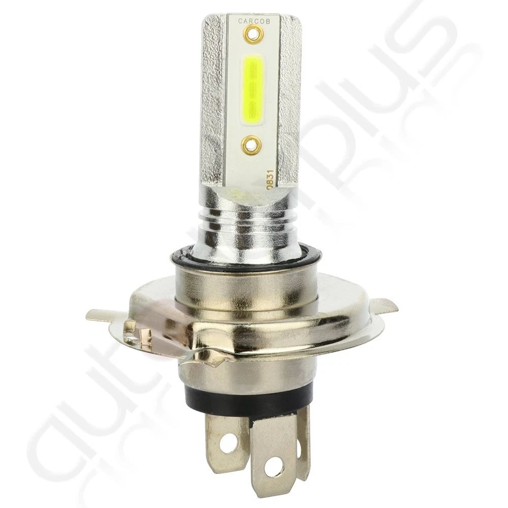 Set of 4 H4 9003 6000K White LED Headlight Bulbs for [Make Model]