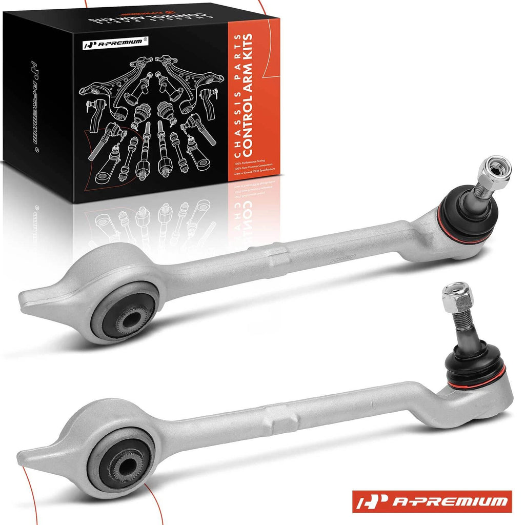 2X Front Lower Rearward Control Arm with Ball Joint for BMW 525i 