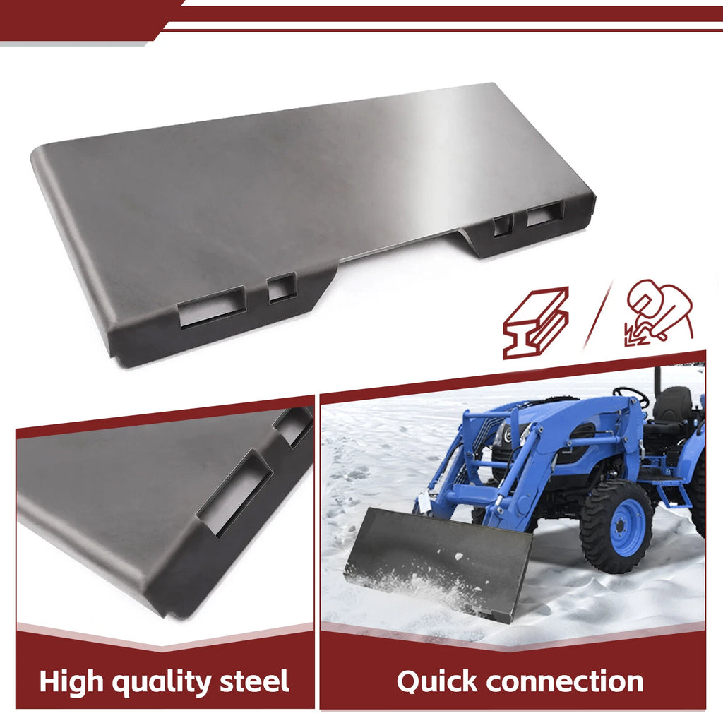 Quick Tach Mount Plate Adapter for Bobcat Skid Steer Loader