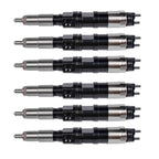 6X Fuel Injectors for John Deere 6068 4045 (Excavator E210LC E240LC)