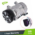 A/C Compressor with Clutch for Volkswagen Jetta (2001–2005)