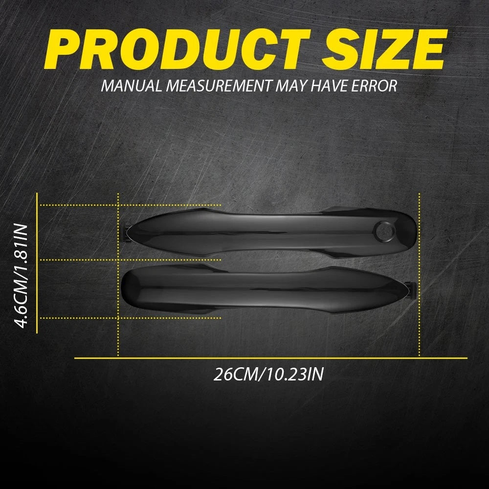 4X Exterior Door Handle for Toyota Camry Avalon Corolla (2018–2023)