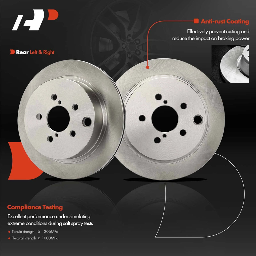 Rear Disc Brake Rotors for Subaru Forester (2014-2018)