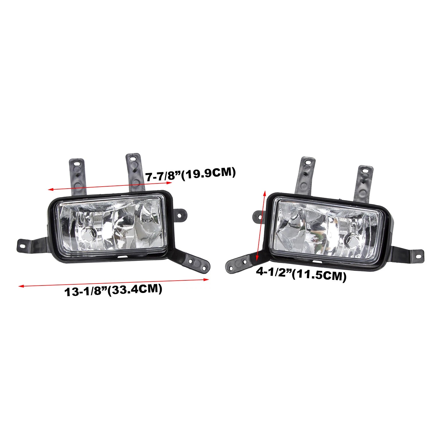 Fog Lights for Chevy Suburban/Tahoe (2015–2020) - Chrome Trim, Switch, Bulbs
