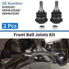 2 x Front Upper Ball Joints for Dodge Durango (2011-2015)
