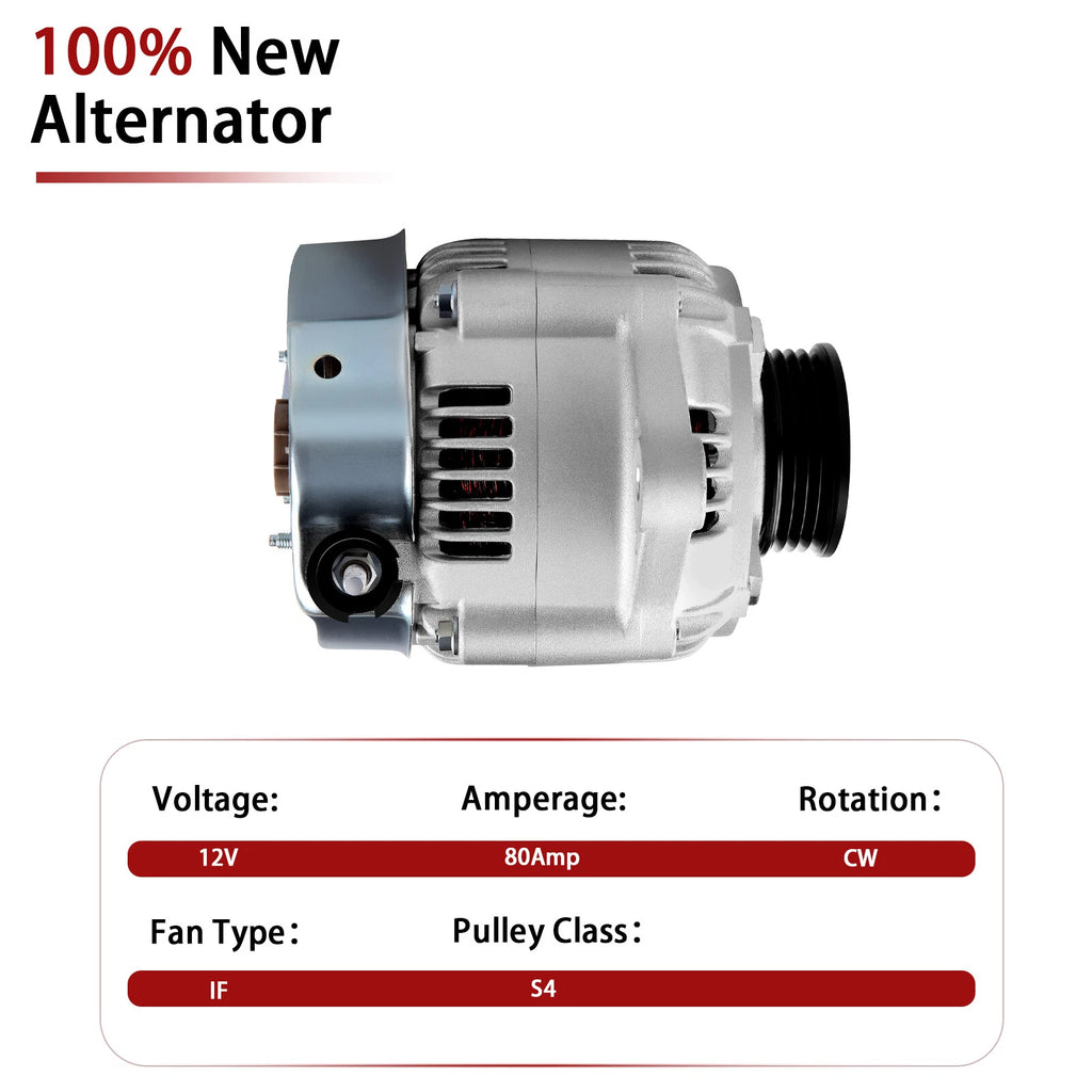 Alternator for Suzuki Grand Vitara 2.5L (1999–2004) 80Amp