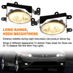Clear Lens Fog Lights with Wiring & Switch for Honda Civic Coupe (2006–2008)