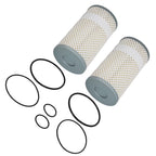 Set of 2 Fuel Filters FF5369 FF5369W for Freightliner Cascadia 125 113 (2008–2020)