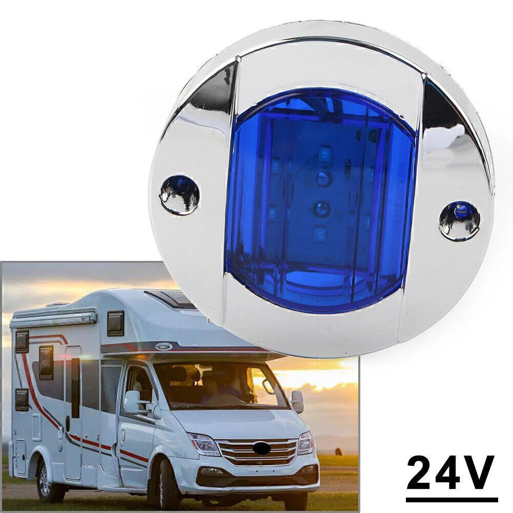2X 2835-SMD 24V LED Side Marker Lights for Truck Trailer RV Boat