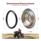 2X Engine Valve Tappet Adjustment Cover Cap for Honda ATC70 C70 CB1000C CB1100F (1970–1986)