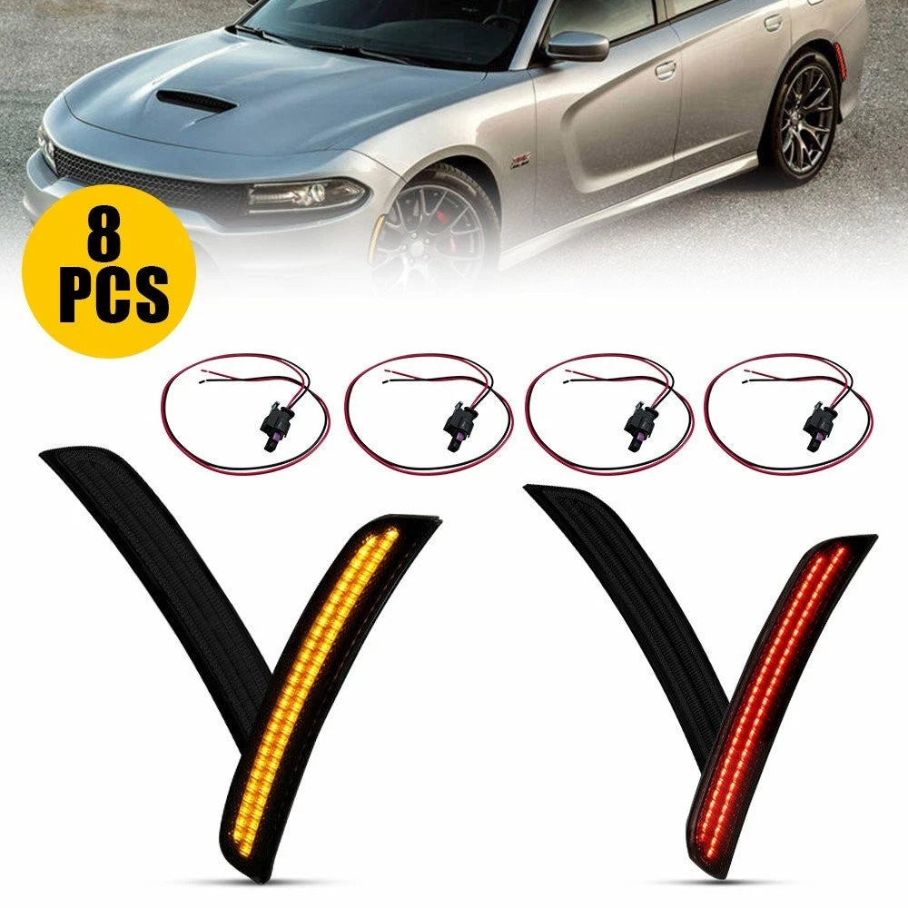 LED Side Marker Lights for Dodge Charger (2015–2021) EXV Plug&Play Harness