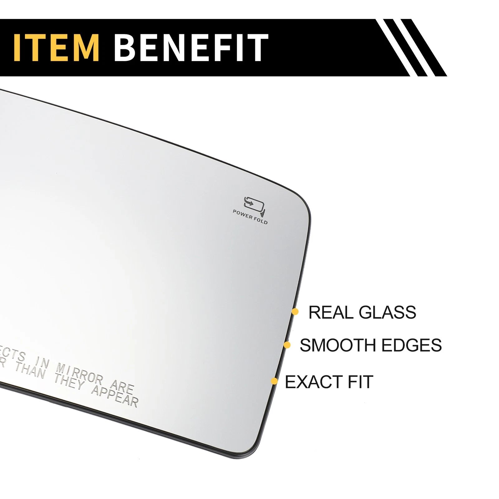 Heated Right Side Mirror Glass for Ford F-150 (2004–2010)