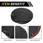 Carbon Fiber Pattern Fuel Tank Cap Cover Trim for Toyota Tundra (2022–2024)