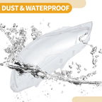 1 Pc Headlight Lens Cover for BMW X6 (2008–2014) No. 63117271371 Clear