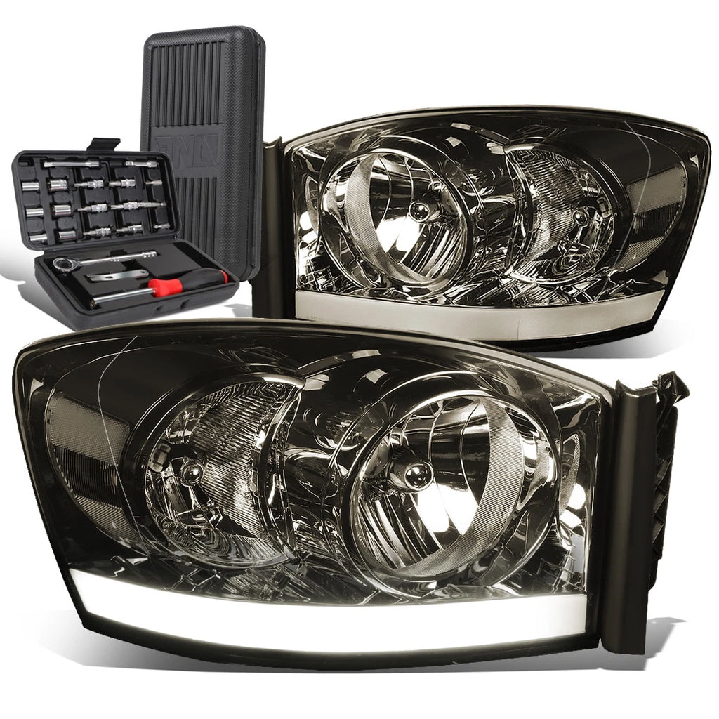 LED DRL Turn Signal Headlight for Dodge Ram 1500 (2006–2009)