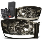 LED DRL Turn Signal Headlight for Dodge Ram 1500 (2006–2009)