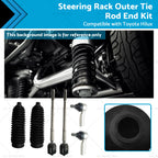 6X Inner Rack Tie Rod End Assembly for Toyota Hilux 4WD (2005–2015)