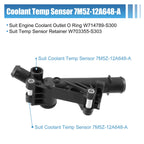 Engine Water Outlet Connect Adapter for Ford Escape, Fusion, Fiesta (2013–2019) BM5Z-8592-A