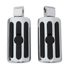 Chrome Rear Foot Pegs for Harley FXFB Fat Bob 2018-2025 ()