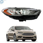 LED Projector Headlight for Ford Fusion (2017–2019) Right Side Chrome