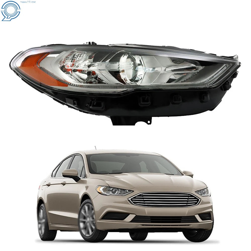 LED Projector Headlight for Ford Fusion (2017–2019) Right Side Chrome