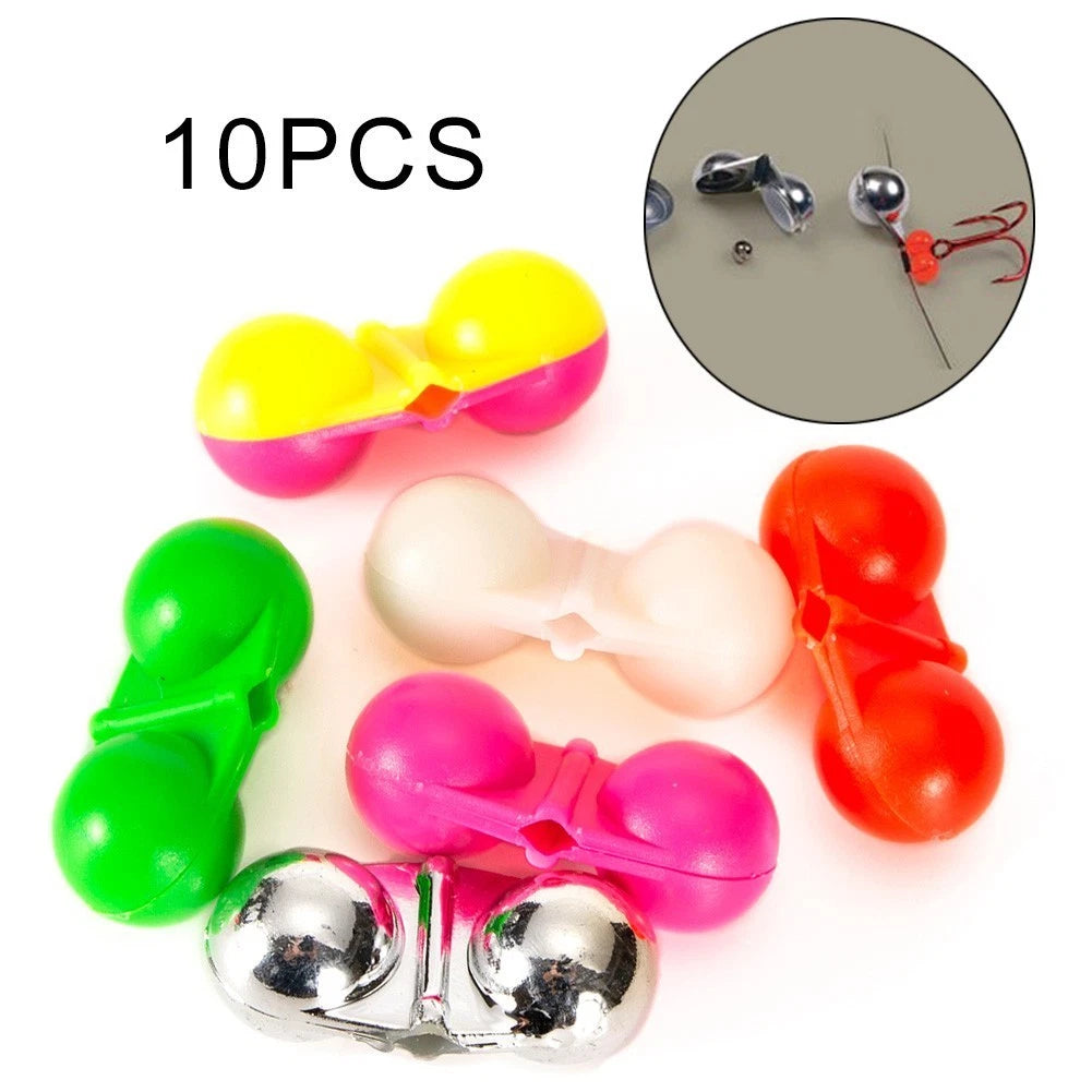 10x Inline Rattle Beads for Catfish Fishing Terminal Tackle