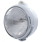 Chrome Headlight and LED Turn Signal with Clear Lens for Jeep Wrangler (2018–2024)