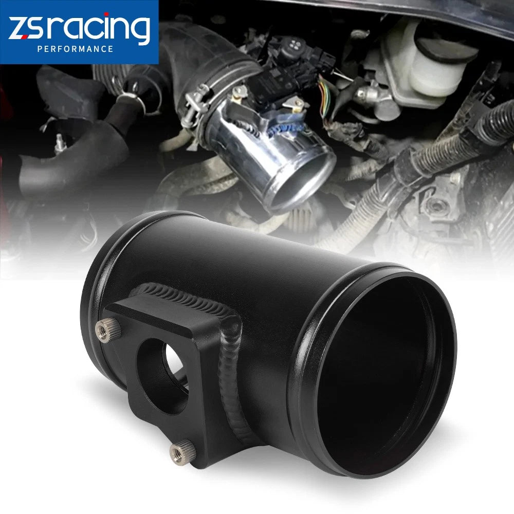 3" Black MAF Mass Air Flow Sensor Mount Adapter Tube for Subaru Suzuki
